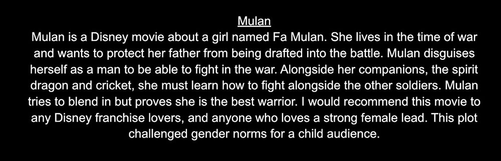 Mulan Review